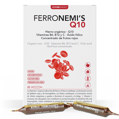 FERRONEMI'S su kofermentu Q10 N20 geležies papildai ir vitaminai