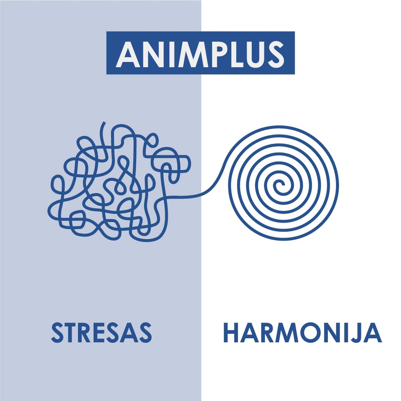 ANIMPLUS N42 maisto papildas streso kontrolei, nervų sistemai ir miegui