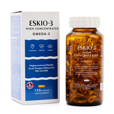 ESKIO-3 HIGH CONCENTRATED OMEGA-3 N120 žuvų taukai