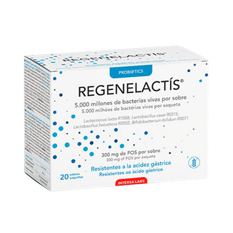 REGENELACTIS® N20 gerosios bakterijos 5 mlrd. ir skaidulos